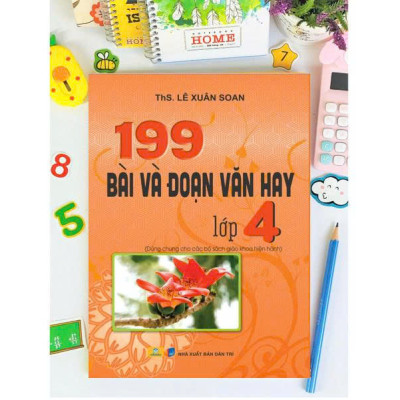 Sách - 199 Bài Và Đoạn Văn Hay Lớp 4 (Biên soạn theo chương trình GDPT mới) - ndbooks