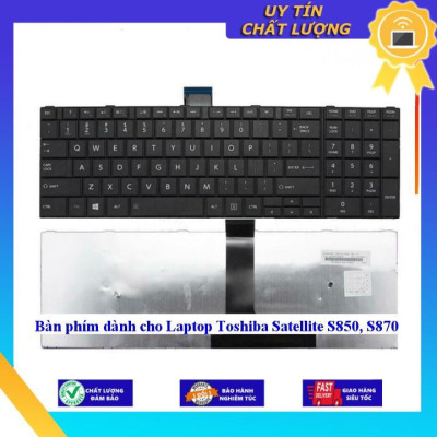 Bàn phím dùng cho Laptop Toshiba Satellite S850 S870 - Hàng Nhập Khẩu New Seal