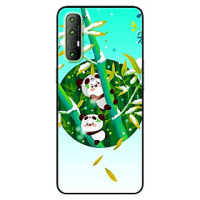 Ốp lưng dành cho Oppo Reno 3 Pro mẫu Hai Bé Gấu