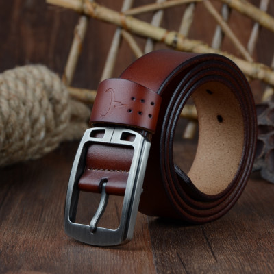 Thắt Lưng Da Bò Chính hãng COWATHER XF001 Nâu Vàng