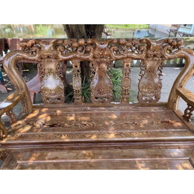Bàn ghế Minh Quốc Đào gỗ mun