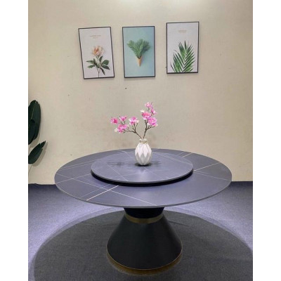 Bộ bàn tròn xoay 2 mâm ghế monet nhập khẩu