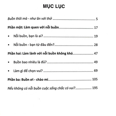Làm Lành Với Nỗi Buồn (ĐT)