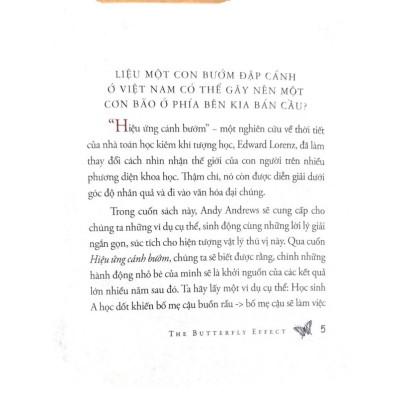 Sách Hiệu Ứng Cánh Bướm (Tái Bản)