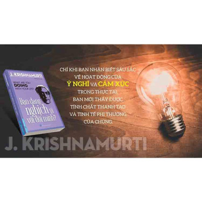 Sách - Bạn Đang Nghịch Gì Với Đời Mình - J. Krishnamurti - First News