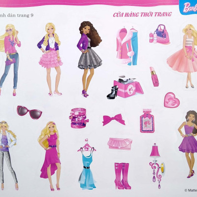 Barbie Bộ Sách Dán Hình Cuộc Sống Nhiều Niềm Vui - Tập 1