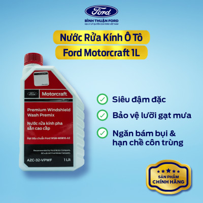 [COMBO GIÁ HỜI] Nước Rửa Kính Ô tô Pha Sẵn (Motorcraft) + Dung dịch làm sạch buồng đốt & kim phun | Chính hãng