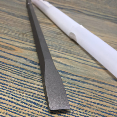 Mũi đục dẹp 19x450mm chuôi lục giác HEX 17mm Makita 