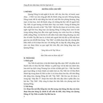 Sách - Dạng Đề Cảm Nhận Đoạn Trích Thơ Ngữ Văn Lớp 12 - Khang Việt Book