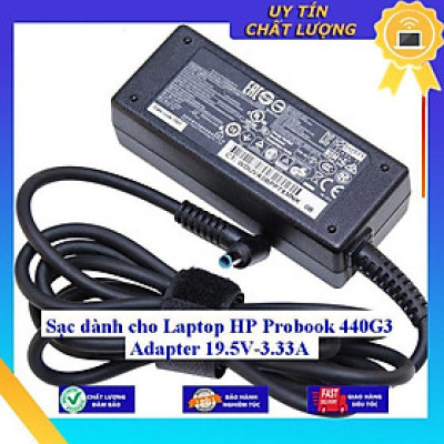 Sạc dùng cho Laptop HP Probook 440G3 Adapter 19.5V-3.33A - Hàng Nhập Khẩu New Seal