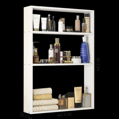 Kệ mỹ phẩm treo tường IGA gỗ mdf phủ melamin chống nước - GP331