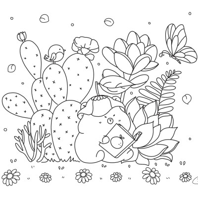 Sách Capybara Happy Everyday - Hạnh Phúc Mỗi Ngày ABBOOKS