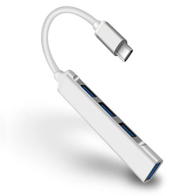 Bộ chuyển đổi TYPE-C sang USB 3.0, cáp chuyển đổi Type-c sang 4 cổng USB tốc độ cao - Hàng nhập khẩu