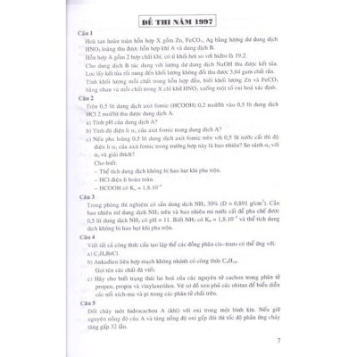 Sách - Tuyển tập 25 năm đề thi Olympic 30 tháng 4 Hóa học 11 (1996 - 2019)