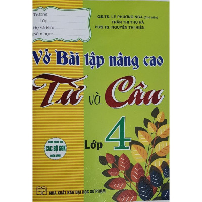 Vở bài tập nâng cao từ và câu lớp 4 (HA-MK)