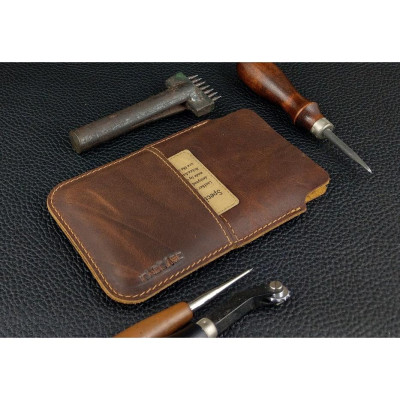 Bao Da Rút cho Iphone 12 pro max 13 pro max 14 pro max Classic  Da Bò Thật