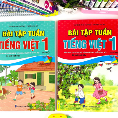Sách - Bài Tập Tuần Tiếng Việt Lớp 1 - Biên Soạn Theo Chương Trình GDPT Mới - Cánh Diều - ndbooks
