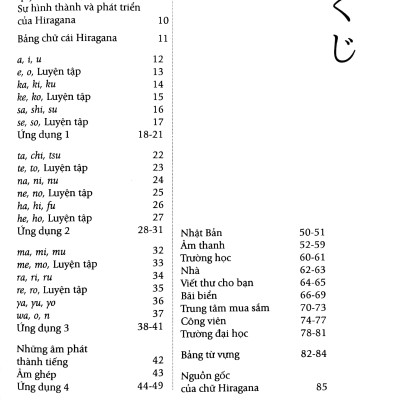 Tự Học Viết Tiếng Nhật Căn Bản Hiragana (Tái Bản) - Jim Gleeson