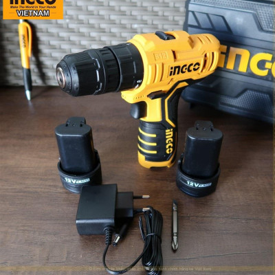 MÁY KHOAN VÀ VẶN VÍT DÙNG PIN 12V (0.8-10MM ) INGCO CDLI12325 - HÀNG CHÍNH HÃNG