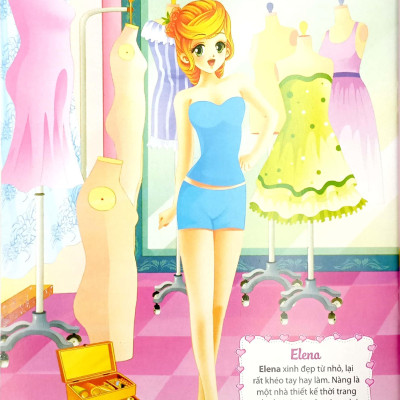 368 Bóc Dán Sticker - Hình Dán Trang Phục Công Chúa - Quyển 3 - Thời Trang