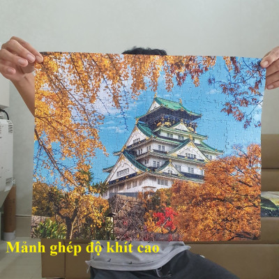 Bộ tranh xếp hình cao cấp 1000 mảnh – Quan Công (50x80cm)