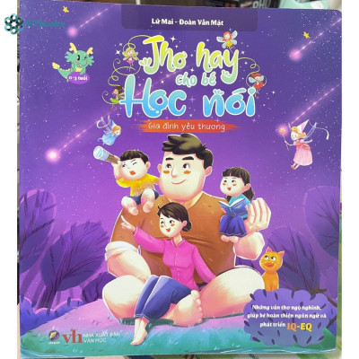 Sách Thơ hay cho bé học nói - Gia đình yêu thương