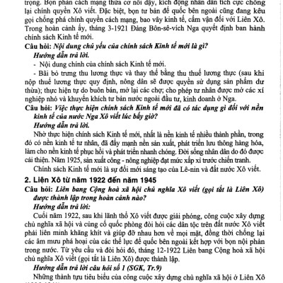 Hướng Dẫn Trả Lời Câu Hỏi Và Bài Tập Lịch Sử Lớp 9 (Bám Sát SGK Kết Nối Tri Thức Với Cuộc Sống) - HA