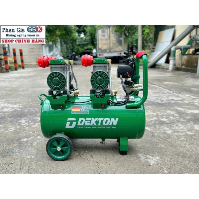 Máy Nén Khí Không Dầu Giảm Âm 50L DEKTON DK-AC2950- Công Suất 3.0HP, 100% Dây đồng, BH chính hãƞg