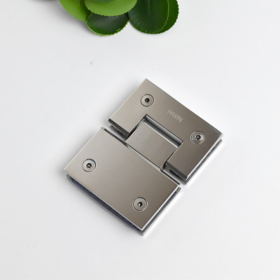 Bản lề Phòng tắm Kính Hiwin HG-012 180 độ cạnh vuông