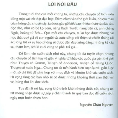 Tuyển Tập Truyện Cổ Tích Thế Giới - Dành Cho Thiếu Nhi