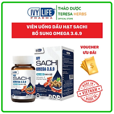 Viên nang dầu hạt sachi inchi bổ sung omega 3-6-9 lọ 60 viên