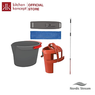 Bộ dụng cụ lau nhà kèm đầu nối dài Flexi Nordic Stream Combo 4 món