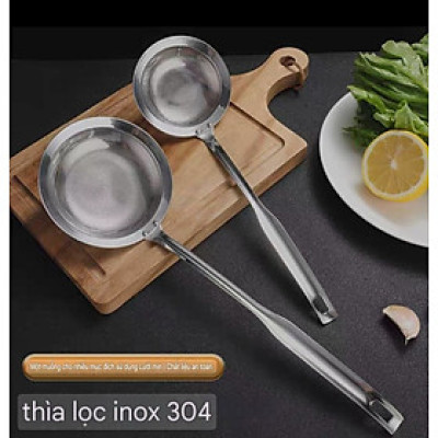 CHAO THÌA DÂY LỌC INOX SUS 304 LỖ LỌC ĐỘT CNC NHỎ MỊN MÀNG - CHAO THÌA DÂY LỌC BỘT VỚT HỚT BỌT LỌC DẦU THỰC PHẨM ( SẢN PHẨM CÔNG NGHỆ CNC CAO CẤP )