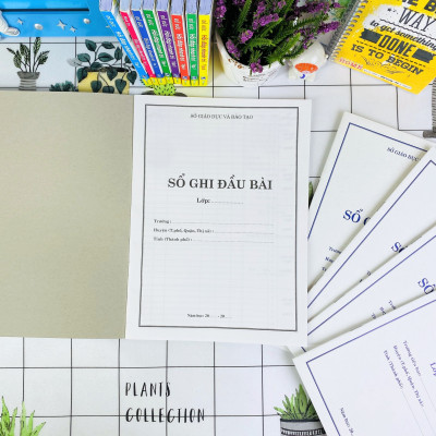 Sách ND - Combo 5 cuốn Sổ ghi đầu bài Tiểu học (B11)