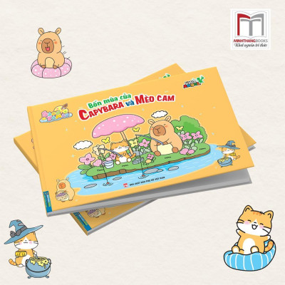 Sách Tô Màu - Bốn Mùa Của Capybara, Chuyện Của Mèo Cam Và Hamster, Thị Trấn Nhỏ Hạnh Phúc, Tết Và Lễ Hội - Combo 4 Cuốn - Minh Thắng