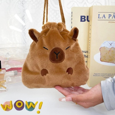 Đồ chơi túi rút dây hình Capybara Value Toys