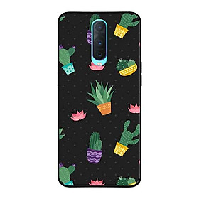 Ốp Lưng in cho Oppo R17 Pro Mẫu Nền Xương Rồng - Hàng Chính Hãng
