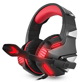 Tai nghe chơi game Hunterspider V-3  có dây 3.5mm  loại bỏ tiếng ồn có micrô LED ánh sáng