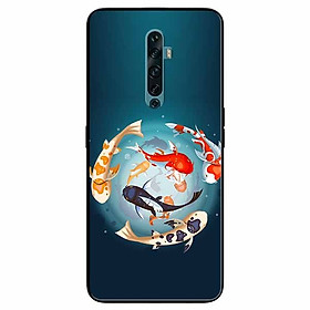 Ốp lưng in cho Oppo Reno 2Z Mẫu Koi Vây Quanh