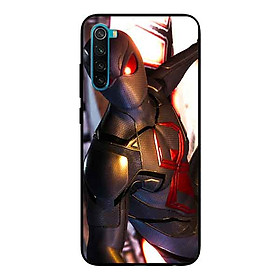 Ốp Lưng in cho Xiaomi Redmi Note 8 Mẫu Người Nhện Giăng Tơ - Hàng Chính Hãng