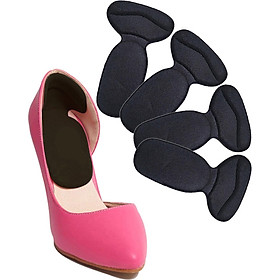 2 cặp lót giày( 4 chiếc loại nửa bàn chân) chống tuột, chống chầy gót chân và giúp giảm size giày bị rộng Sunzin 