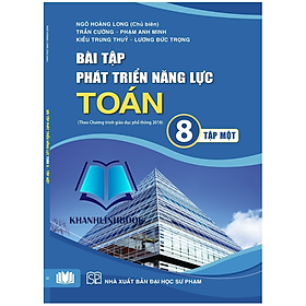 Sách - Bài tập phát triển năng lực Toán 8 - tập 1 ( cánh diều )