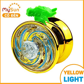 Con quay Yoyo phát sáng Yoyo chuyên nghiệp kim loại linh thú thần hổ rồng nhạy giá rẻ Yo yo 1a