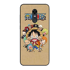 Ốp Lưng in cho Xiaomi Redmi 5 Mẫu Băng Hải Tặc Mũ Rơm - Hàng Chính Hãng