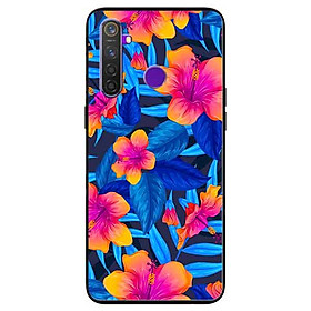 Ốp lưng in cho Realme 5 Pro/ Realme Q Mẫu Hoa Lá Xanh
