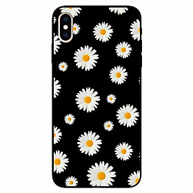 Ốp lưng in cho Iphone Xs Max Mẫu Hoạ Tiết Hoa Cúc