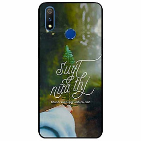 Ốp lưng in cho Realme 3 Pro Mẫu Suýt Nữa Thì