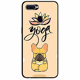 Ốp lưng in cho Realme 2 Pro Mẫu Cún Yoga