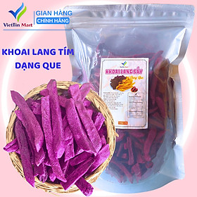 Khoai Lang Tím Que Sấy Giòn Không Đường VietTin Mart 500g