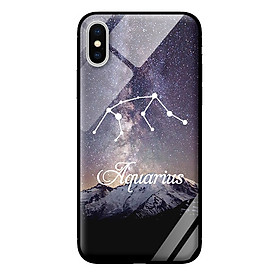 Ốp lưng kính cường lực cho iPhone XS MAX 12 cung hoàng đạo  (12) - Hàng chính hãng
